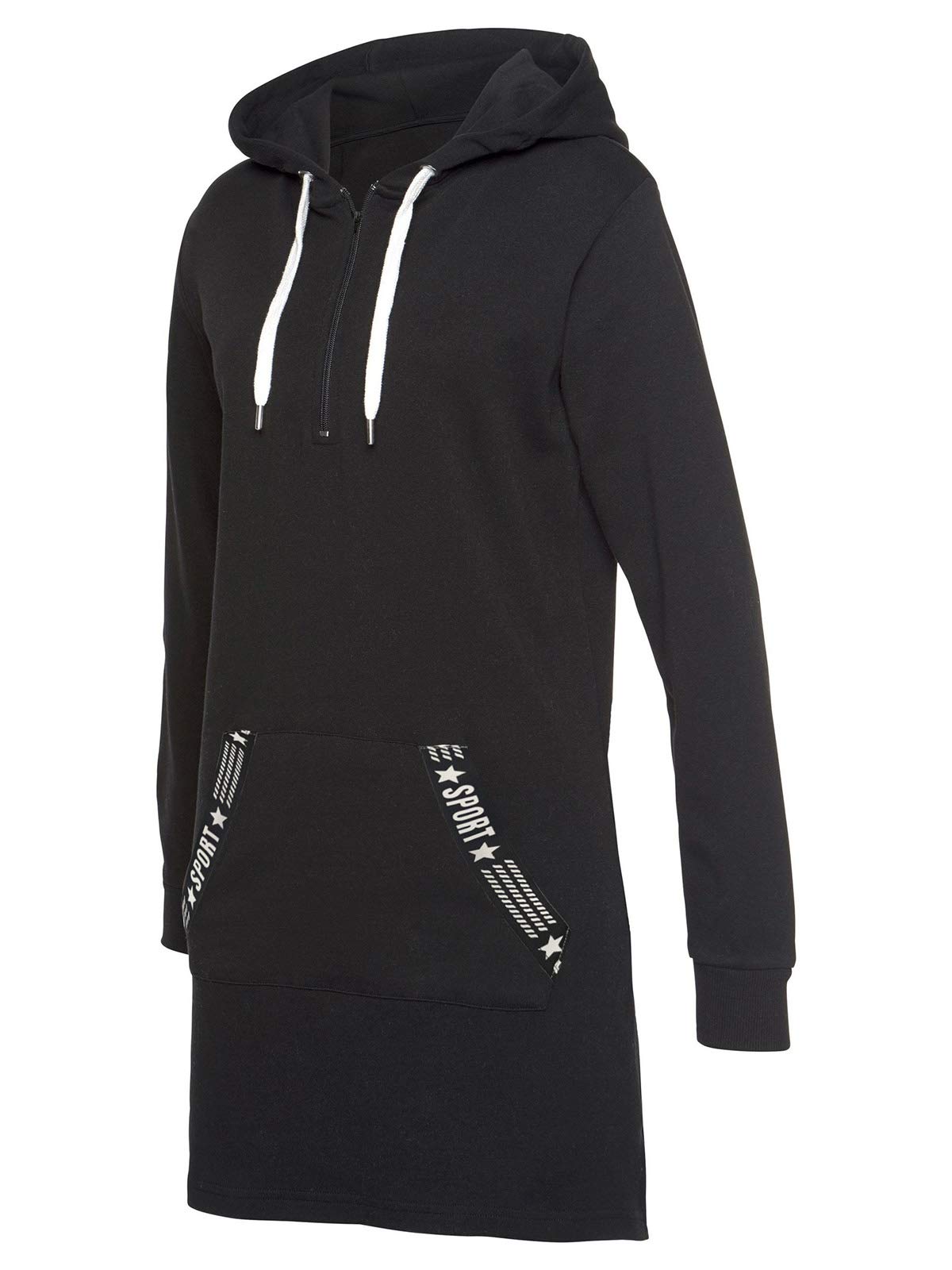 TrendiMax Women's Hoodie Dress Long Sleeve Sweatshirt Pullover Streetwear Jumper Mini Dress for Fall | Casual Outfit, Loungewear, and Everyday Wear