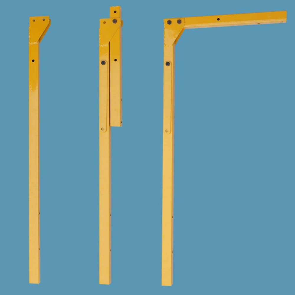 Heavy Duty Steel AC Exterior Installation Lifting Tool - Stainless Steel Air Conditioner Crane Bracket with 500LB Capacity for Outdoor Unit Mounting (Perfect for HVAC Technicians & Rooftop Installations)