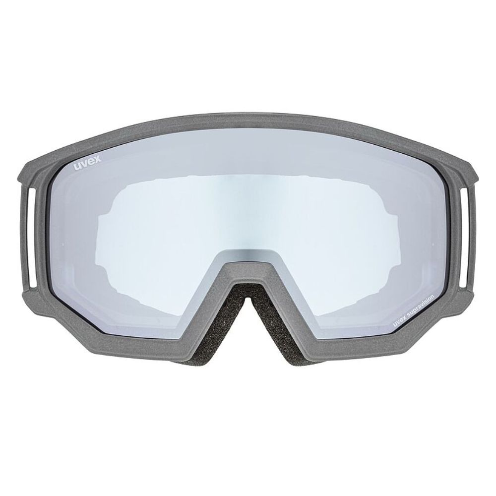 UVEX Athletic FM Adult Ski Goggles with Rhino Mat S2 Lens - Anti-Fog, UV Protection for Snowboarding & Winter Sports