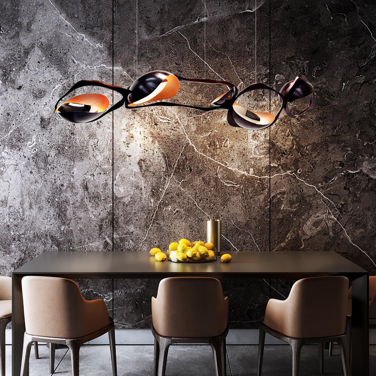 Stylish Muscularity Pendant Lamp - Modern Ceiling Light Fixture for Dining Room, Kitchen Island & Bedroom Decor