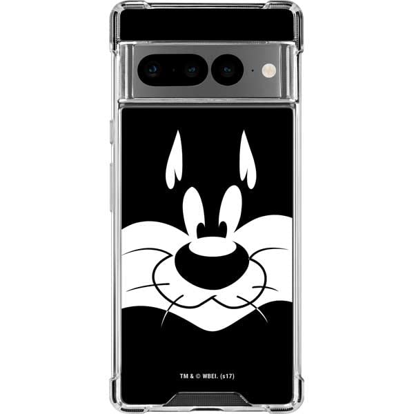 Google Pixel 7 Pro Clear Case - Looney Tunes Sylvester Design for Protection & Style