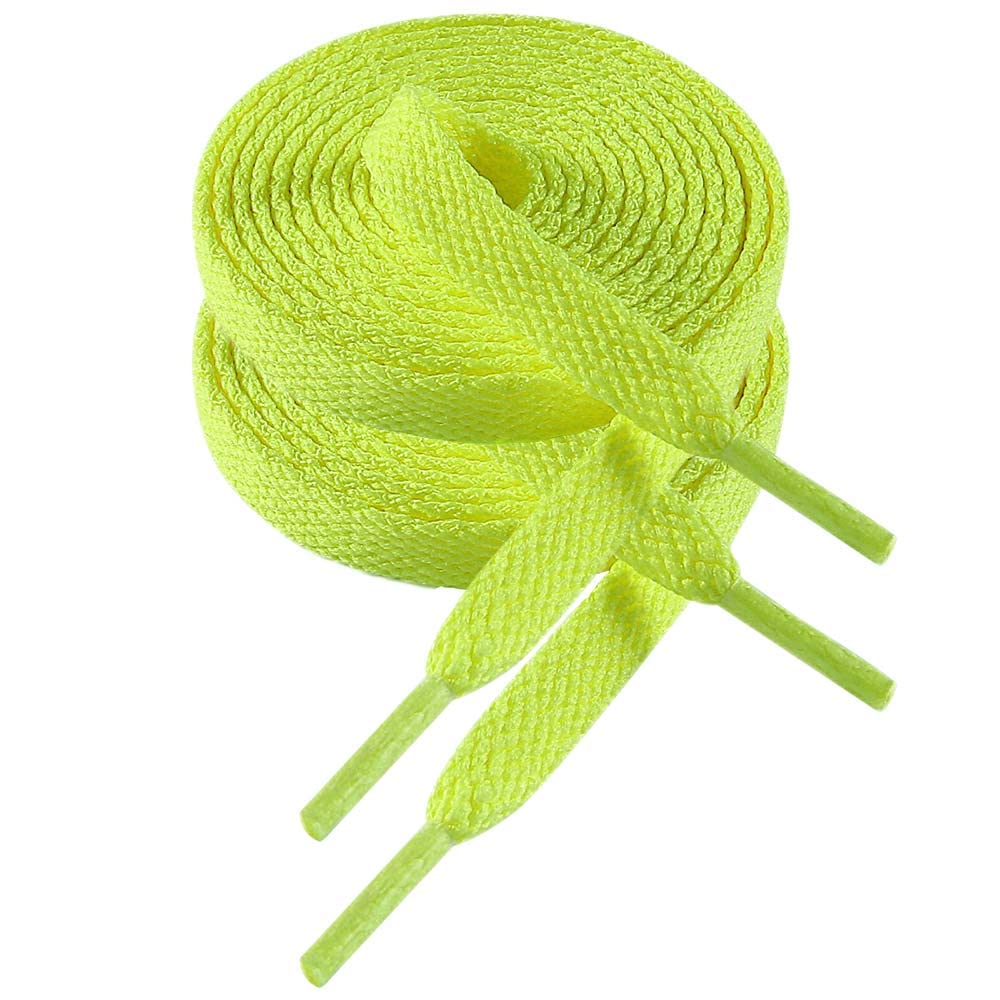 VSUDO 2 Pairs Flat Shoe Laces for Sneakers - Durable No Tie Shoelaces for Athletic Shoes, Running Shoes & Casual Sneakers - Perfect for Gym, Workout & Everyday Wear