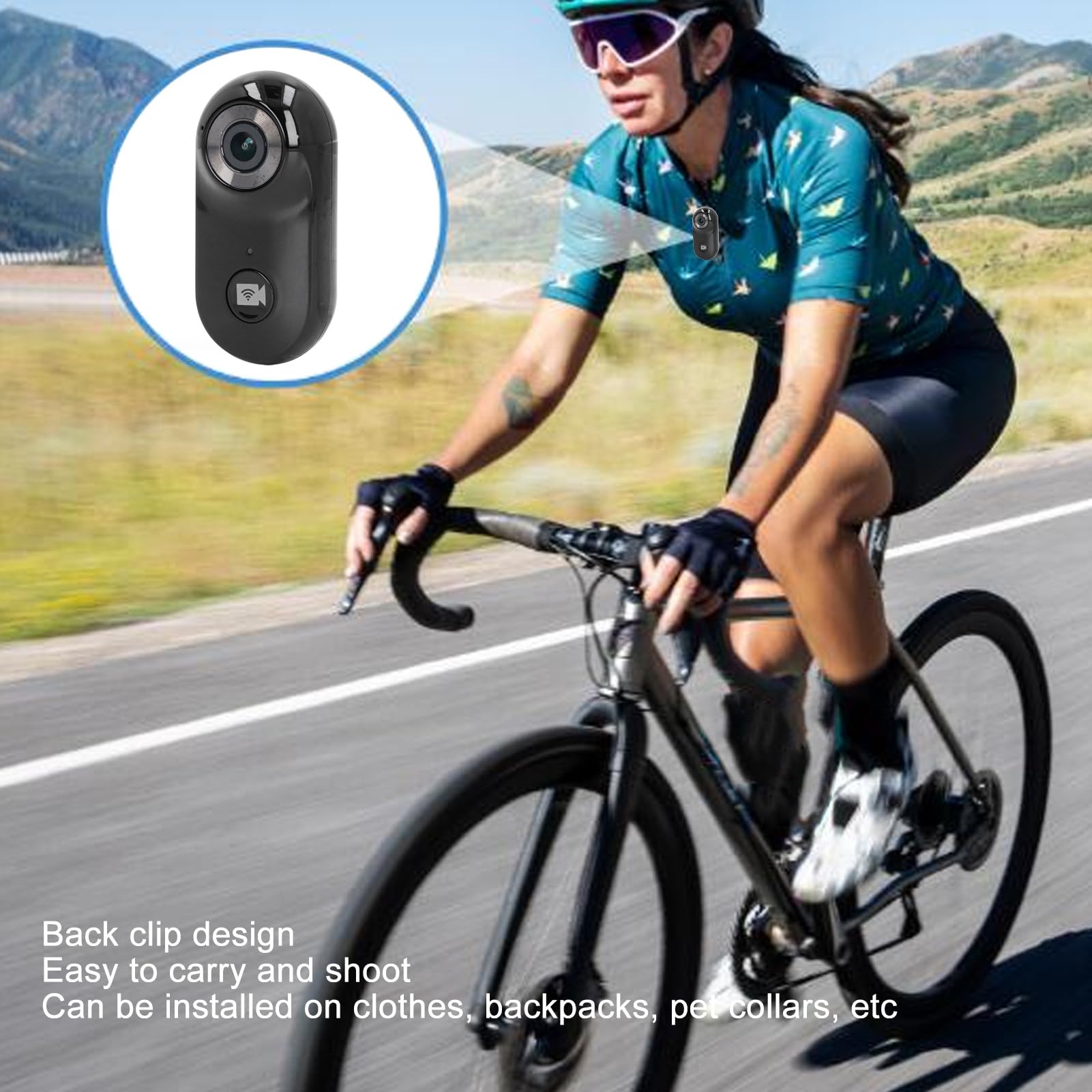 HD 4K Cat Collar Camera - Pet Action Cam for Outdoor Adventures & Gifts
