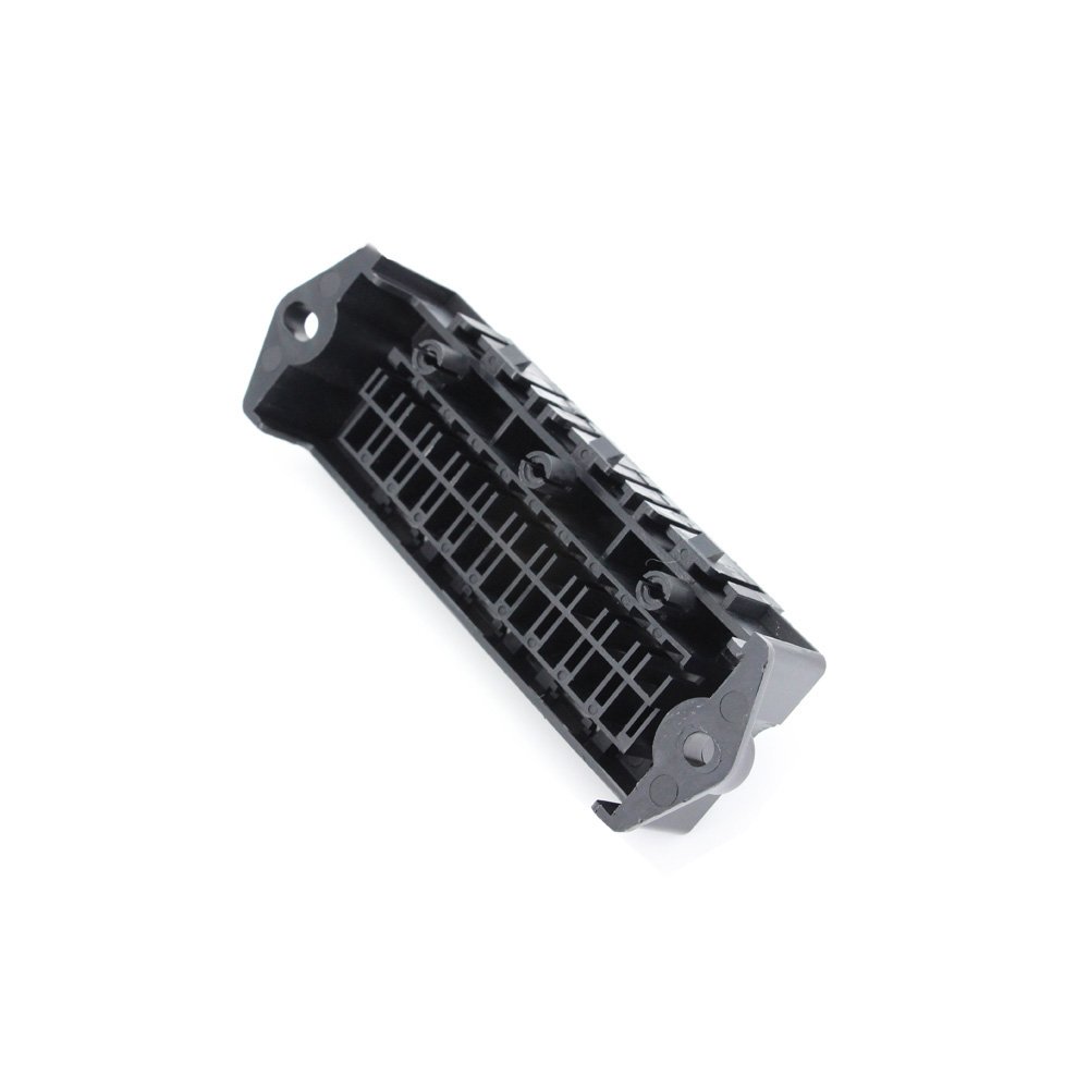 10-Way Auto Fuse Box Assembly with Terminals & 3PCS Relay Seats - Dustproof Fuse Holder for Car, Truck, RV Electrical System Protection - Easy Mounting Fuse Box BX2103 for Automotive Wiring & Circuit Safety