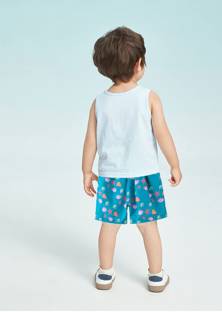 EULLA Boys Swim Trunks Quick Dry UPF 50+ Swim Shorts for Kids - Beach, Pool & Water Sports | Lightweight Comfortable Swimwear for Boys