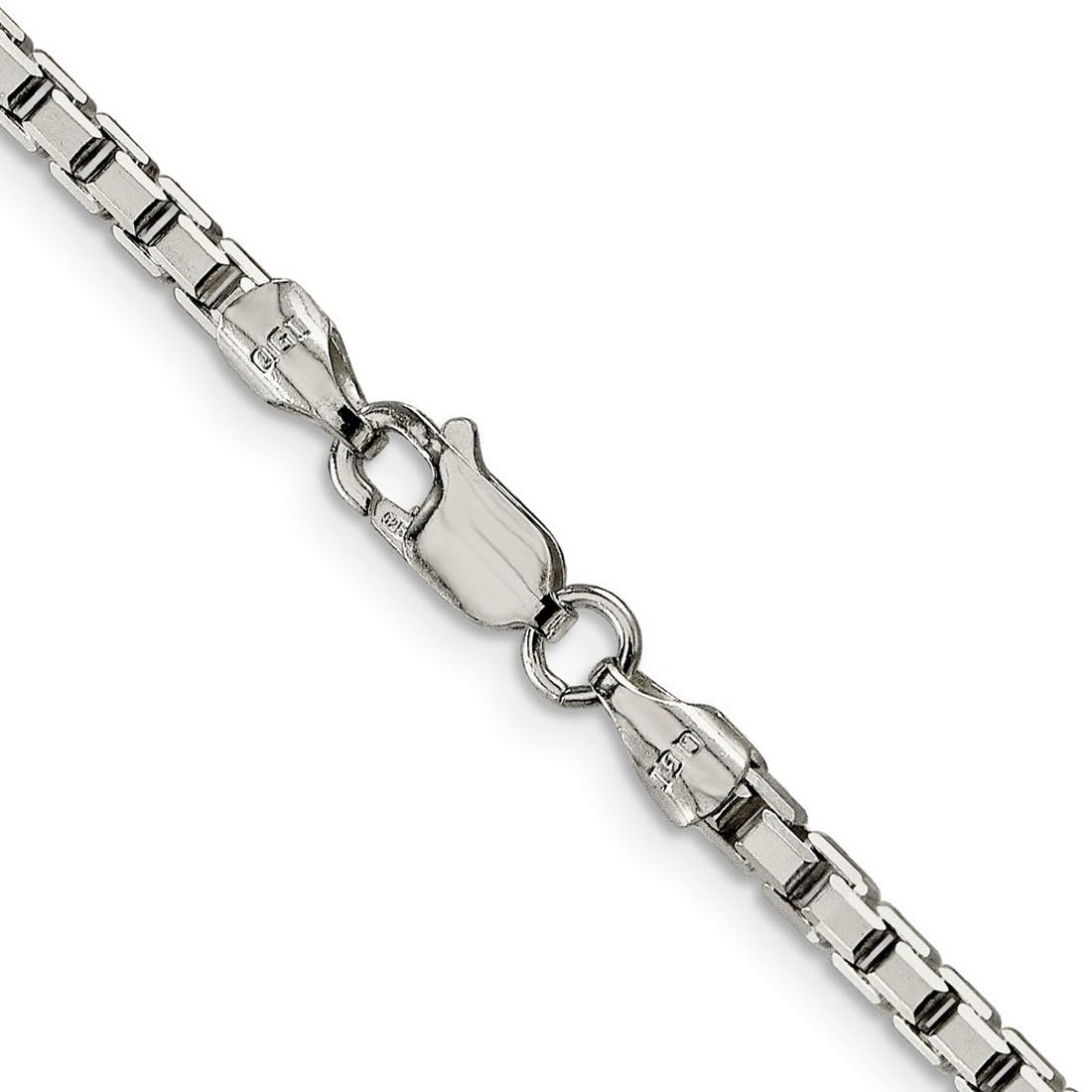 925 Sterling Silver Box Chain Necklace for Women & Men - Adjustable Lengths 18-24 Inch | Durable Everyday Jewelry for Gifts, Layering & Special Occasions