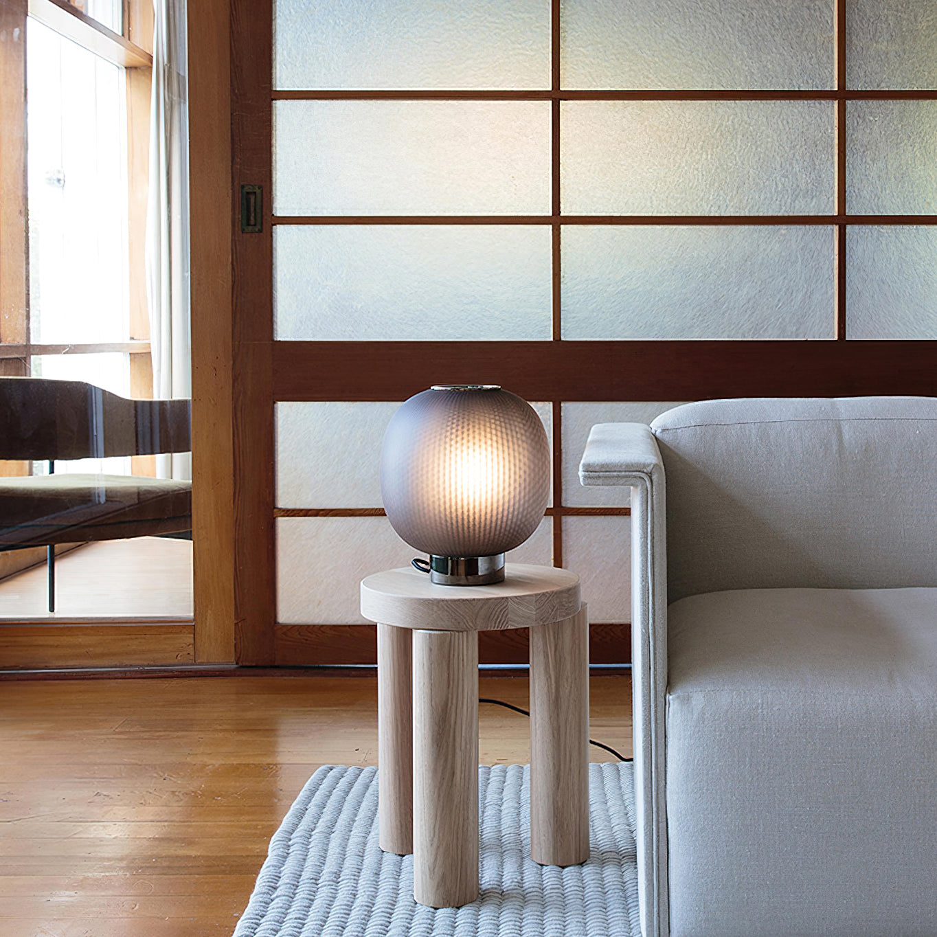 Bloom Glass Table Lamp - Modern & Elegant Home Decor for Bedroom, Living Room, Office | Soft Ambient Lighting for Reading & Relaxation
