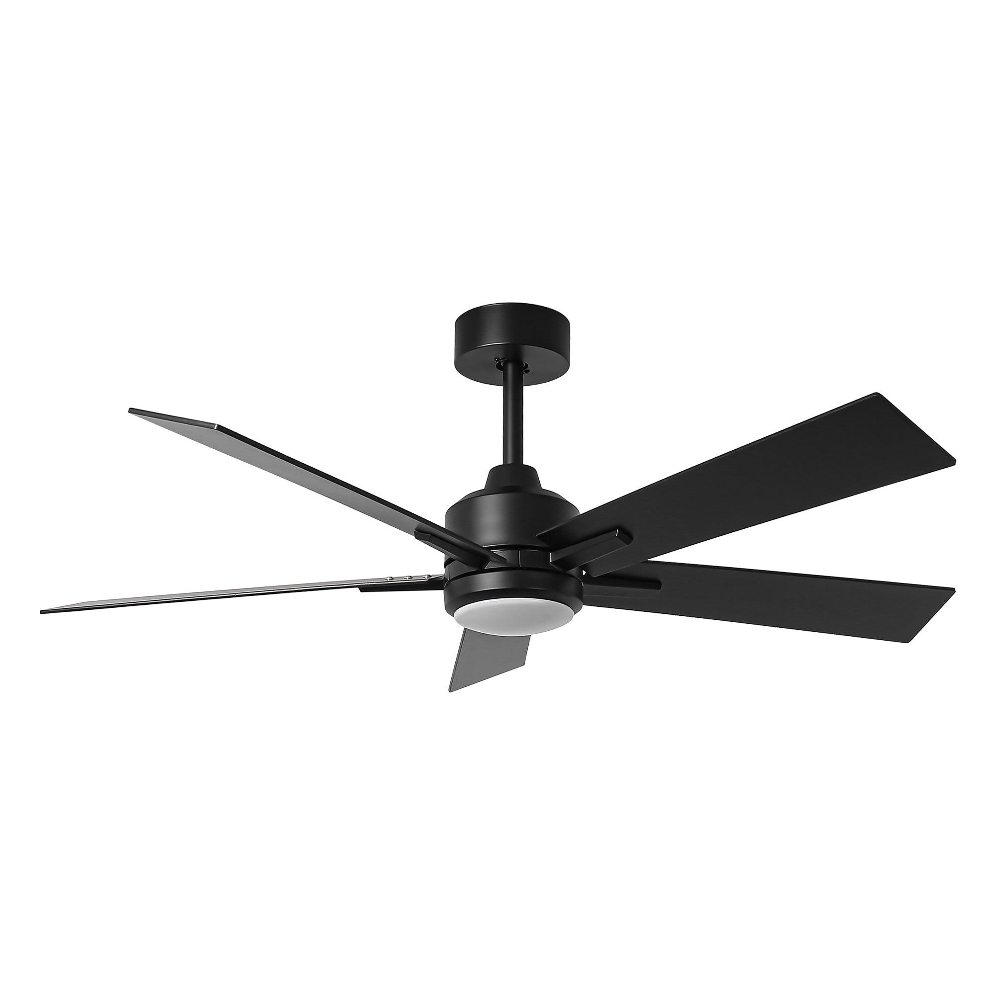 48 DC Motor 5-Blade Modern Ceiling Fan with Downrod Mount - Perfect for Living Room, Bedroom, and Office Cooling