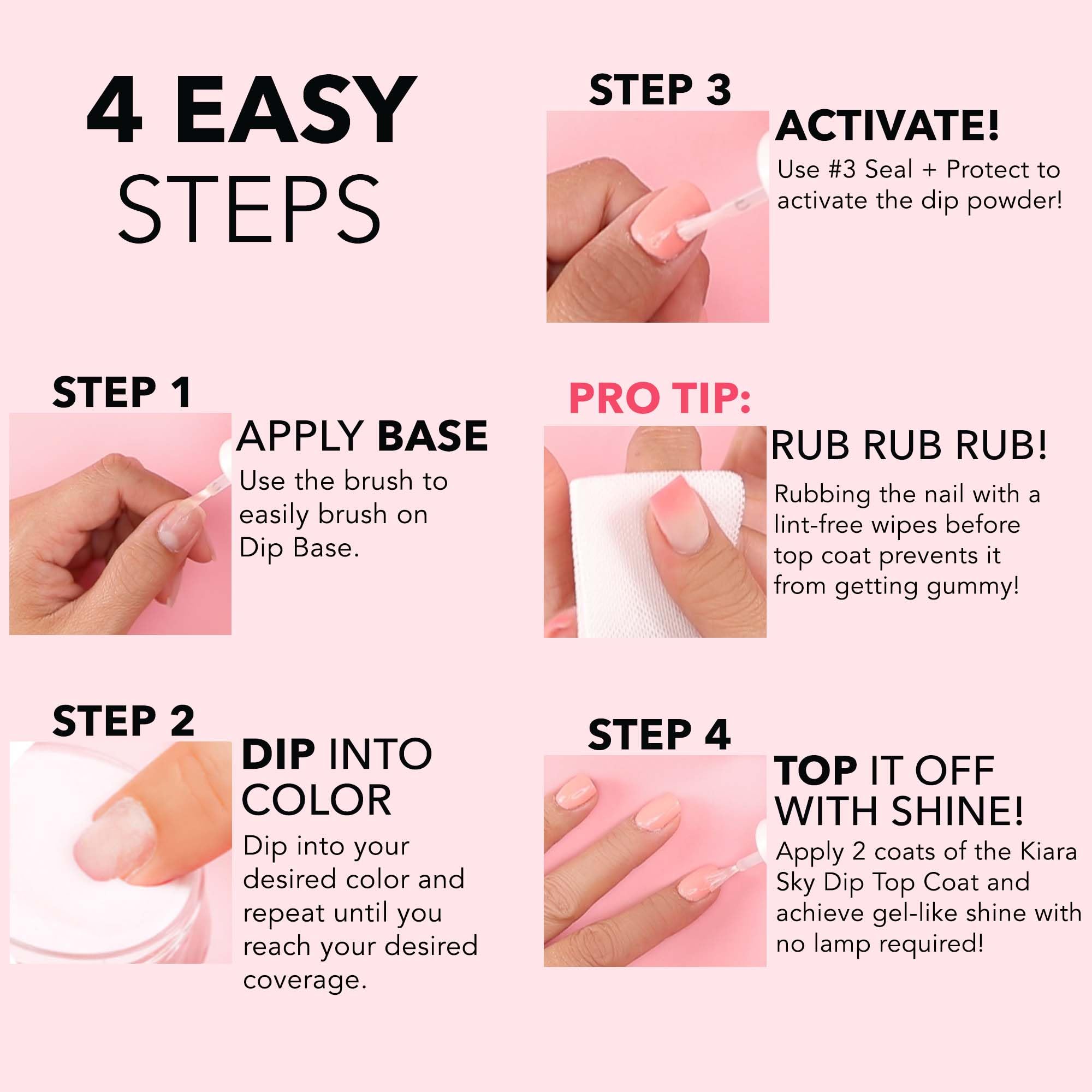 Kiara Sky Long Lasting Dip Powder Nails - I'm Not Red-E Yet (1 oz) | Vibrant Red Nail Dip for Salon-Quality Manicures at Home | Perfect for Parties, Weddings & Special Occasions
