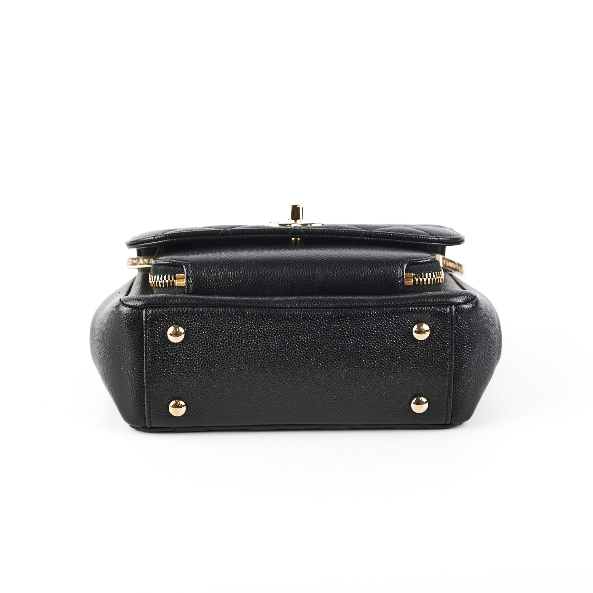 Chanel Caviar Business Affinity Black Leather Handbag - Luxury Designer Shoulder Bag for Women - Perfect for Office, Work & Professional Occasions