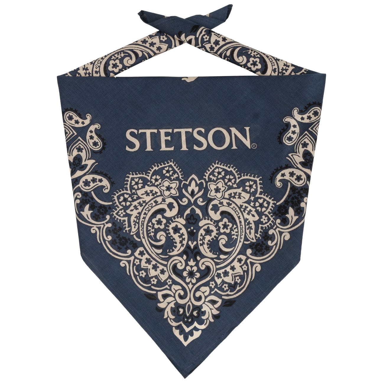 Stetson Paisley Bandana - Stylish Cotton Bandana for Men & Women - Perfect for Outdoor Activities, Fashion Accessories, and Western Wear