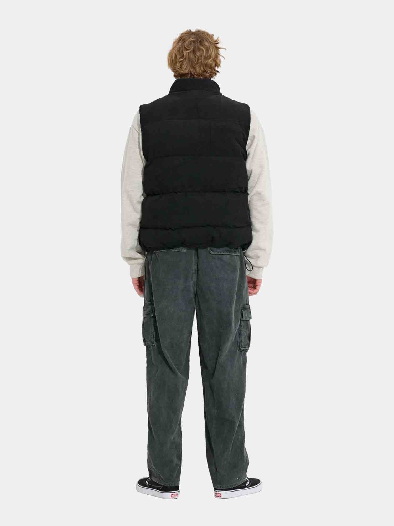 Misfit Pound For Pound Corduroy Puffa Vest - Lightweight Warm Winter Jacket for Men & Women - Perfect for Outdoor Activities, Hiking, and Casual Wear