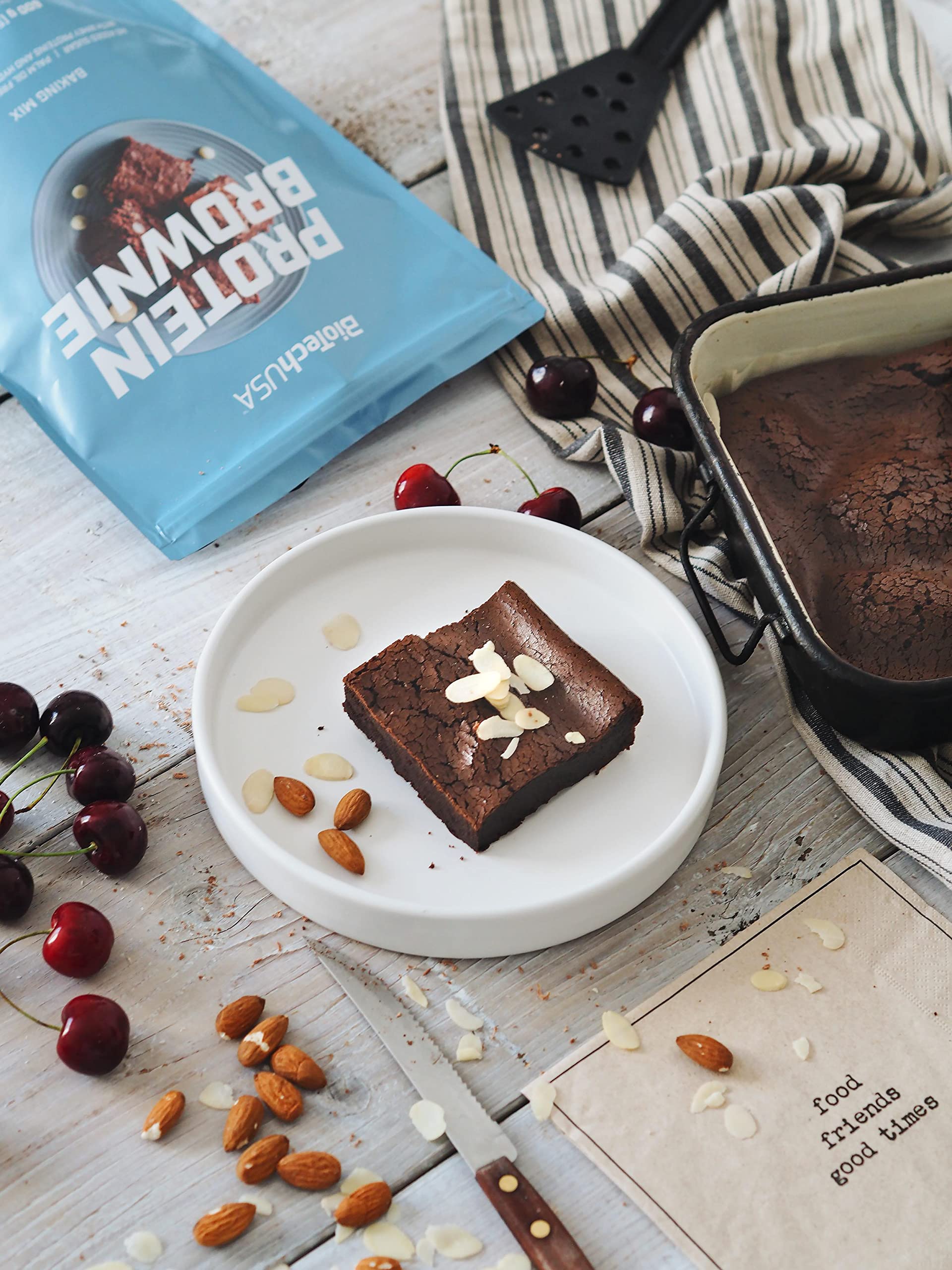 BioTechUSA Protein Brownie 600g - High Protein Chocolate Snack for Fitness & Weight Loss | Perfect Post-Workout Recovery & Healthy Dessert Option