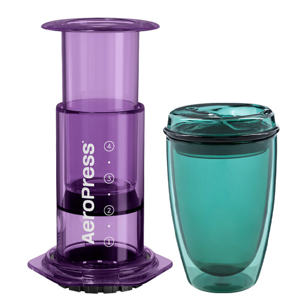 Aeropress Coffee Maker with Good Cuppa Bundle – Portable Espresso & Filter Coffee Kit for Travel, Camping & Home Brewing