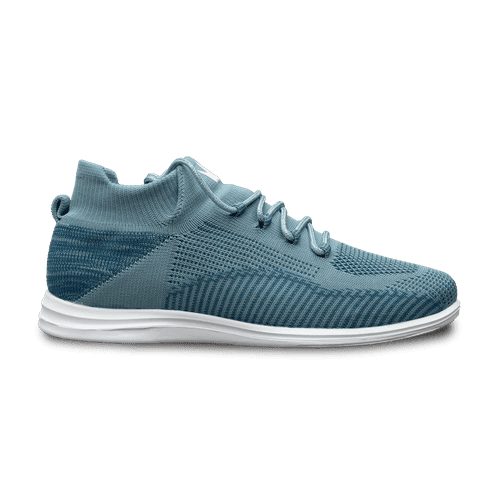 Brunswick Women's Twisted Knit Steel Blue Bowling Shoes - Lightweight & Comfortable for League Play & Casual Bowling - Perfect for Bowling Enthusiasts & Beginners
