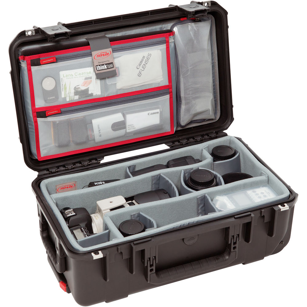 SKB iSeries 2011 7 Case with Think Tank Photo Dividers & Lid Organizer - Durable Camera Equipment Storage for Professional Photographers & Videographers - Perfect for Studio, Travel, and On-Location Shooting