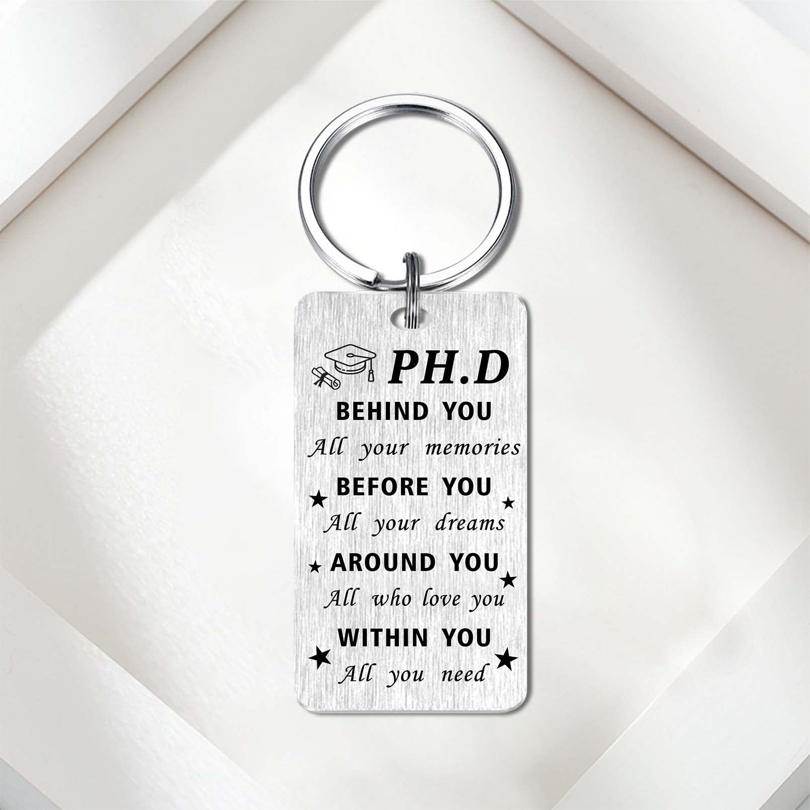 Class of 2025 Graduation Keychain - Personalized Memory Keepsake Gift for High School & College Graduates - Perfect for Commencement Ceremonies, Yearbook Signings & Alumni Reunions