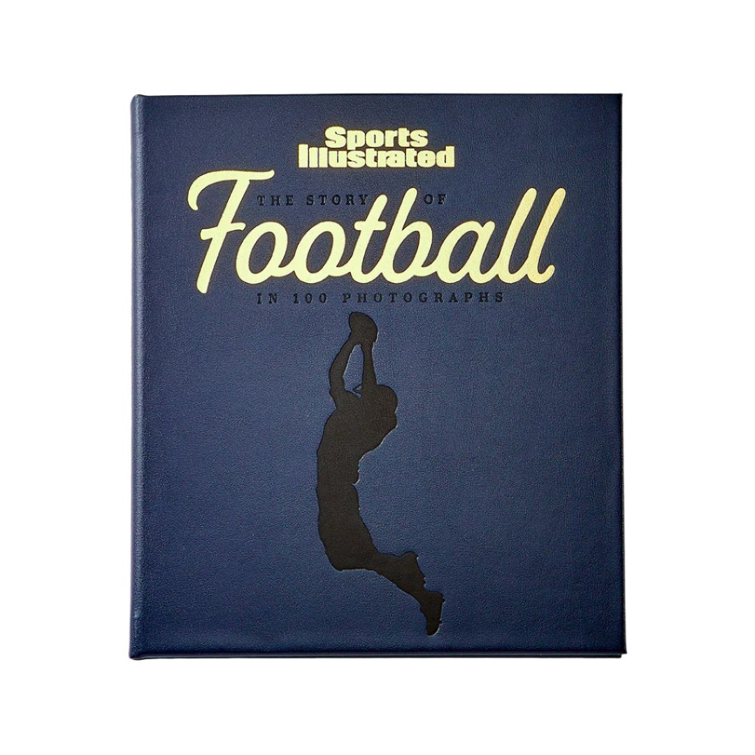 The Story of Football in 100 Photographs - Premium Leather Bound Photo Book | Perfect Gift for Sports Fans & Collectors | Great for Home Decor, Coffee Table Display & Football Memorabilia Collection
