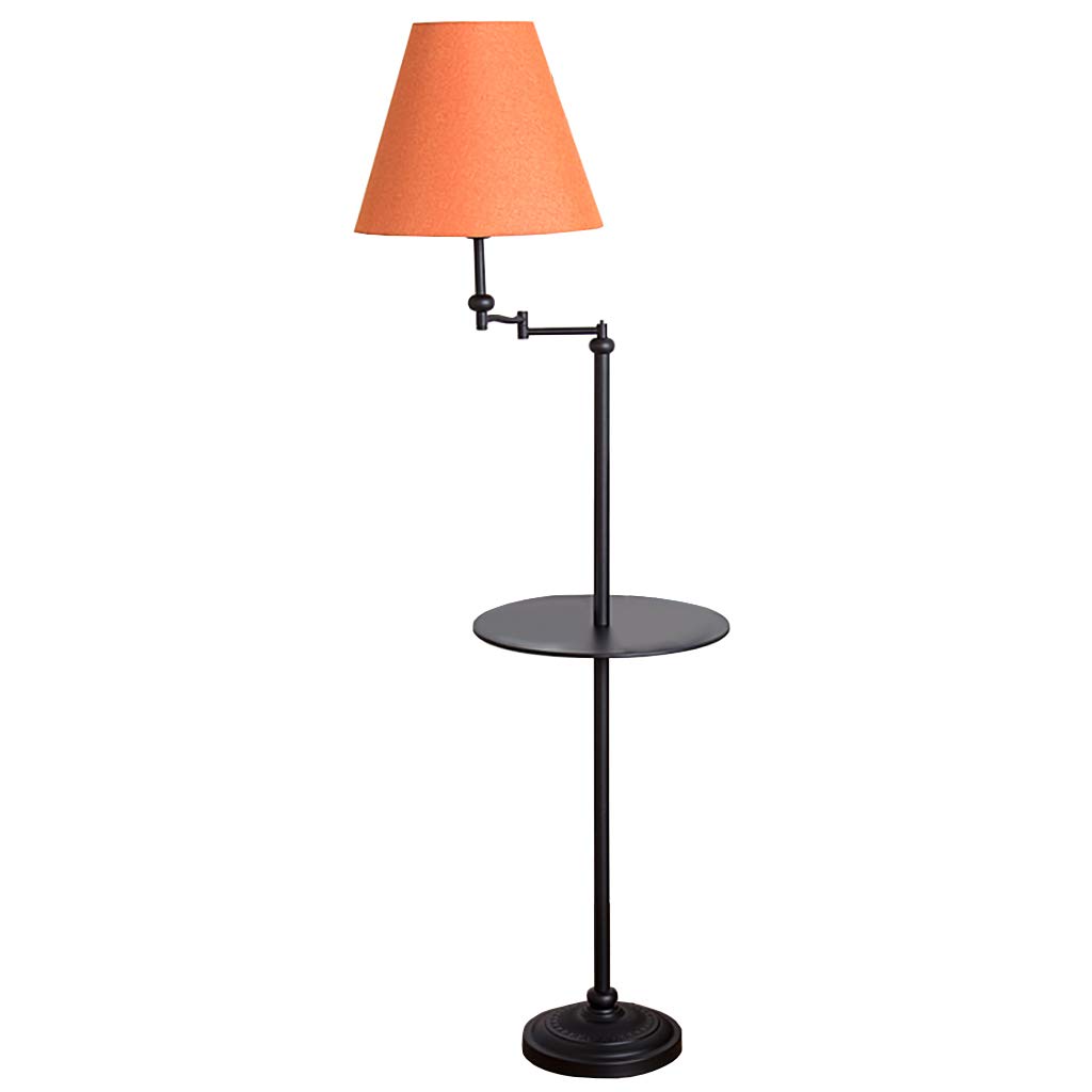 Modern Minimalist Nordic Floor Lamp for Living Room - Creative Stylish Sofa Storage Light with Adjustable Brightness (Color: Espresso) - Perfect for Reading, Relaxing & Home Decor