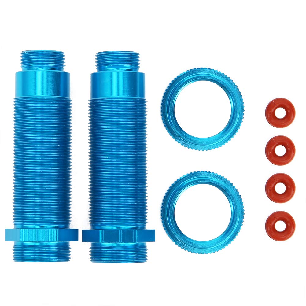 TRXXAS Slash 2WD Rear Shock Absorber Upgrade Kit - R-3766A Black Replacement Part with Control Ring | Heavy-Duty Suspension System for Off-Road RC Cars & Trucks | Perfect for Bashing, Racing & Trail Running