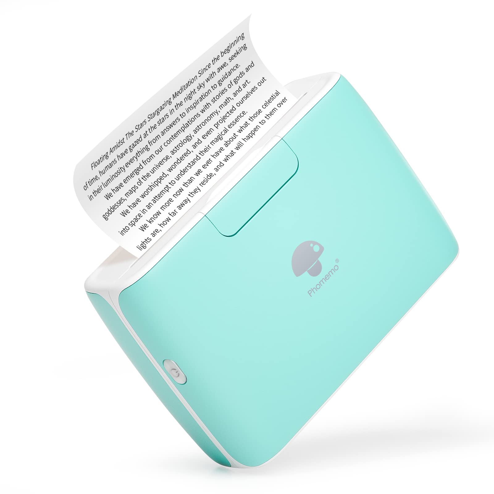 Phomemo M04S 110mm Portable Wireless Bluetooth Thermal Printer - Compact Mobile Printer for iOS & Android, Supports 53/80/110mm Paper & 300 dpi High Resolution - Perfect for Mobile Office, Note Taking, Label Printing & On-the-Go Receipts