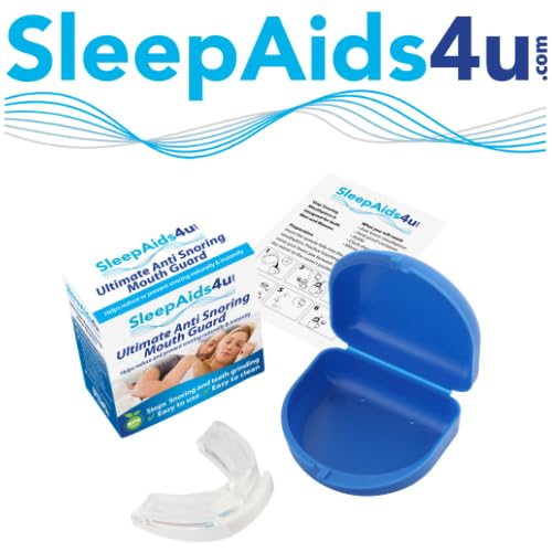 Sleepaids Anti-Snore Mouthpiece for Snoring Relief - Stop Sleep Apnea & Teeth Grinding - Comfortable Dental Night Guard for Better Sleep (Ideal for Travel & CPAP Alternative)