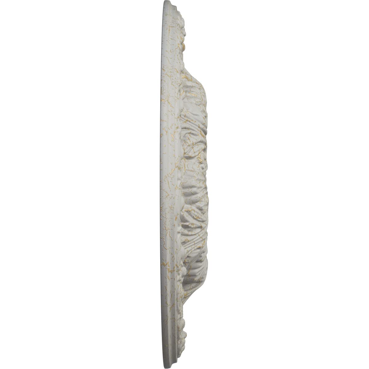 Ekena Millwork CM24GAPCC Granada 24-Inch Ceiling Medallion - Hand-Painted Cream Crackle Finish, 23.5
