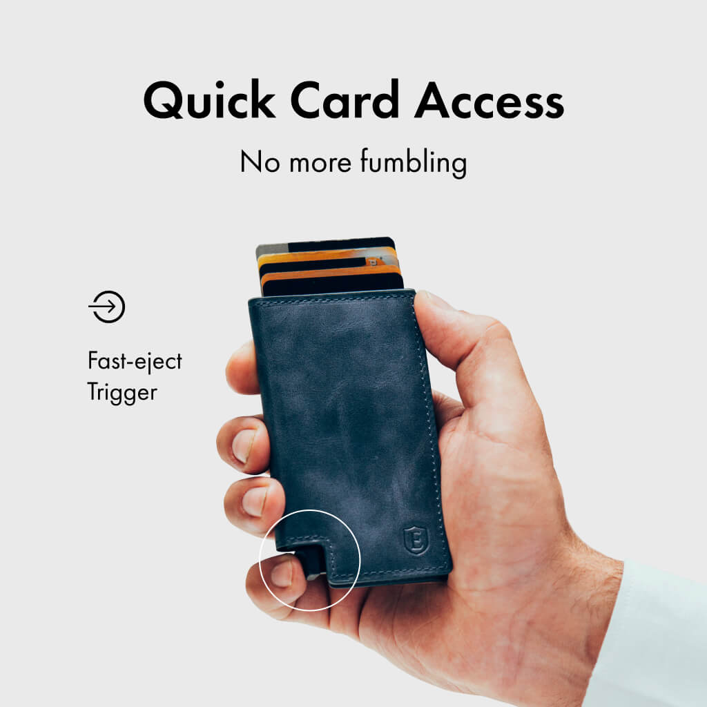 Ekster Smart Wallet for Men - RFID Blocking Slim Minimalist Front Pocket Wallet with Money Clip | Perfect for Travel, Business & Everyday Carry