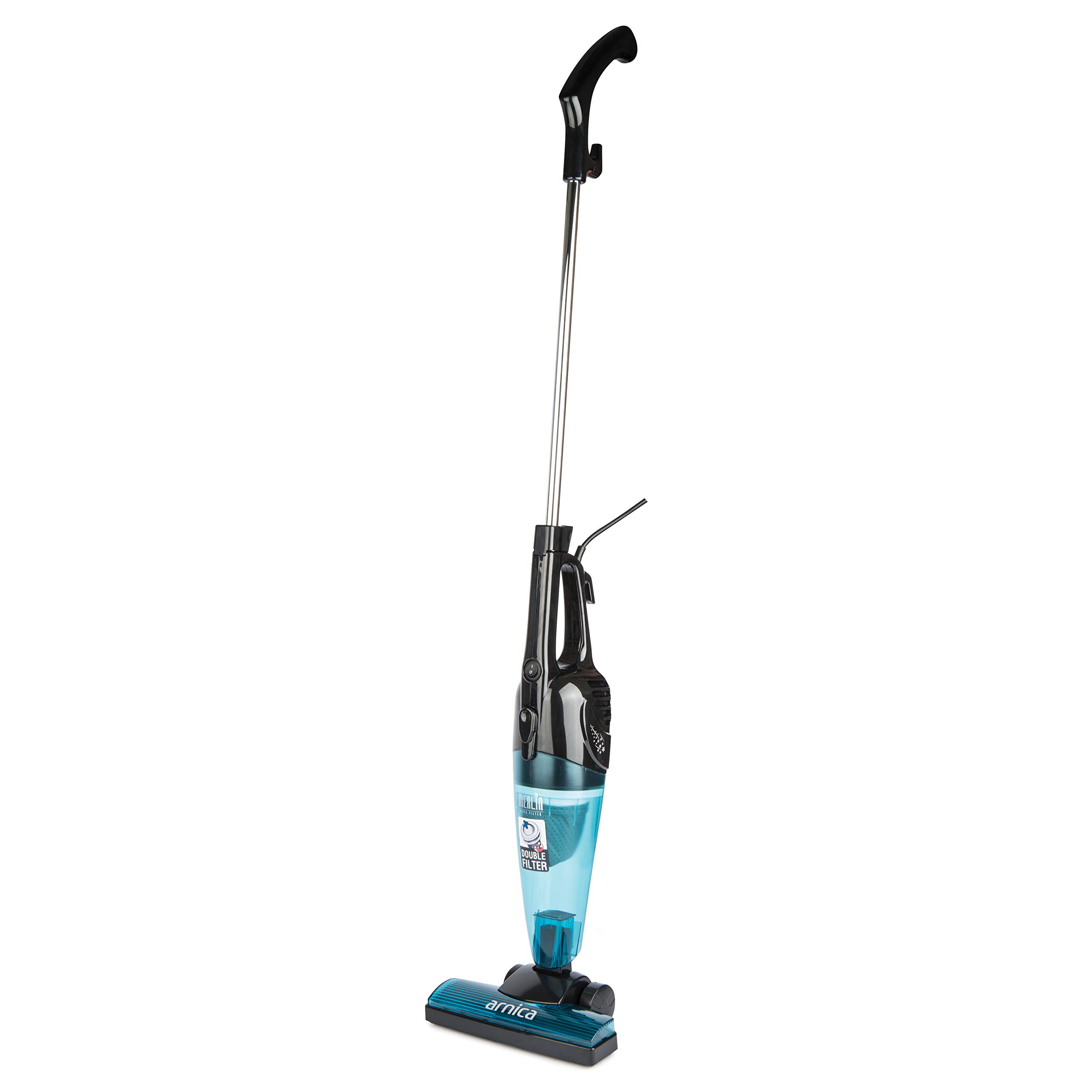 Berghoff Merlin All-in-One Corded Vacuum Cleaner with Attachments - Powerful Suction for Carpets, Hard Floors & Pet Hair - Blue | Ideal for Home, Office & Car Cleaning