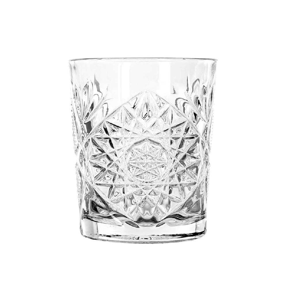 Premium Hobstar Double Old Fashioned Tumbler - 355ml Whiskey Glass for Bourbon, Scotch & Cocktails - Perfect for Home Bars, Gifts & Entertaining