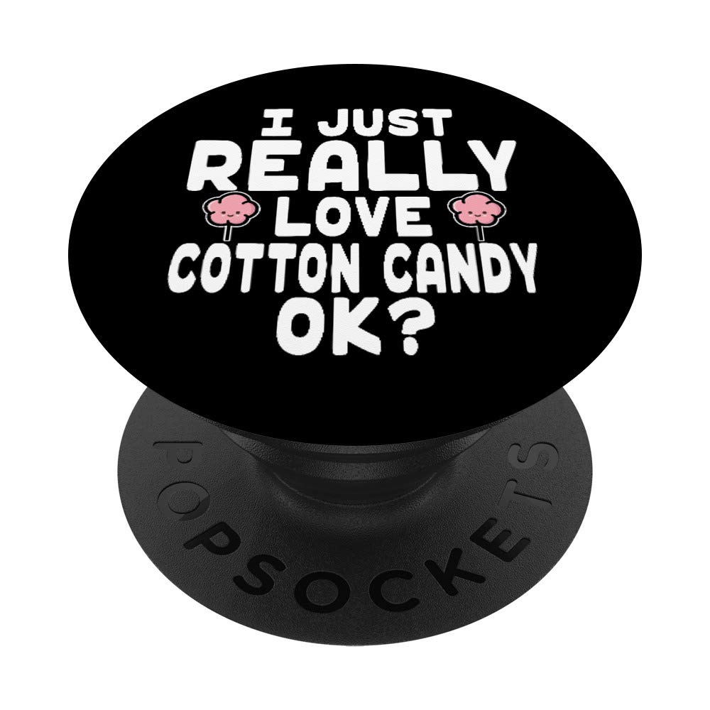 Kawaii Cotton Candy PopSockets Phone Grip & Stand - Cute Phone Accessory for iPhone, Samsung & Tablets | Perfect for Anime Lovers, Kawaii Style & Sweet Treat Fans
