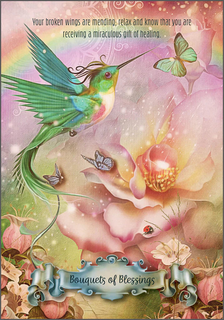 Hummingbird Wisdom Oracle Cards - Spiritual Guidance & Intuitive Readings for Meditation, Healing & Self-Discovery