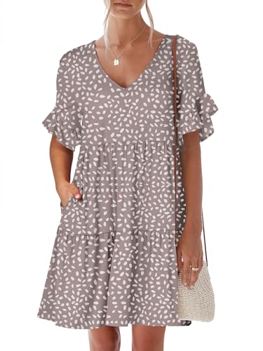 Khaki Polka Dot