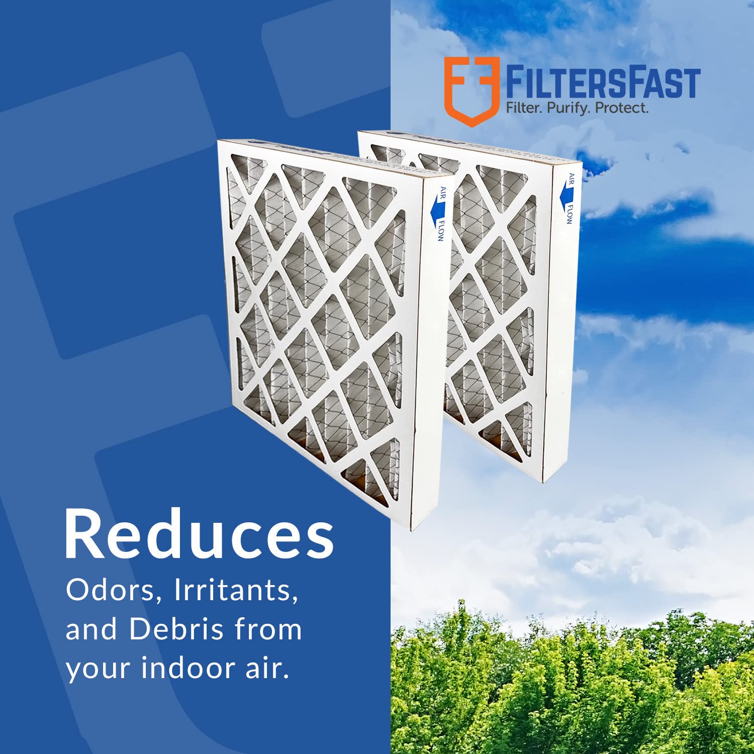 28x30x2 MERV 8 Pleated Air Filter - 6 Pack | Made in USA | Fits AC & Furnace Systems | Improves Indoor Air Quality for Homes & Offices