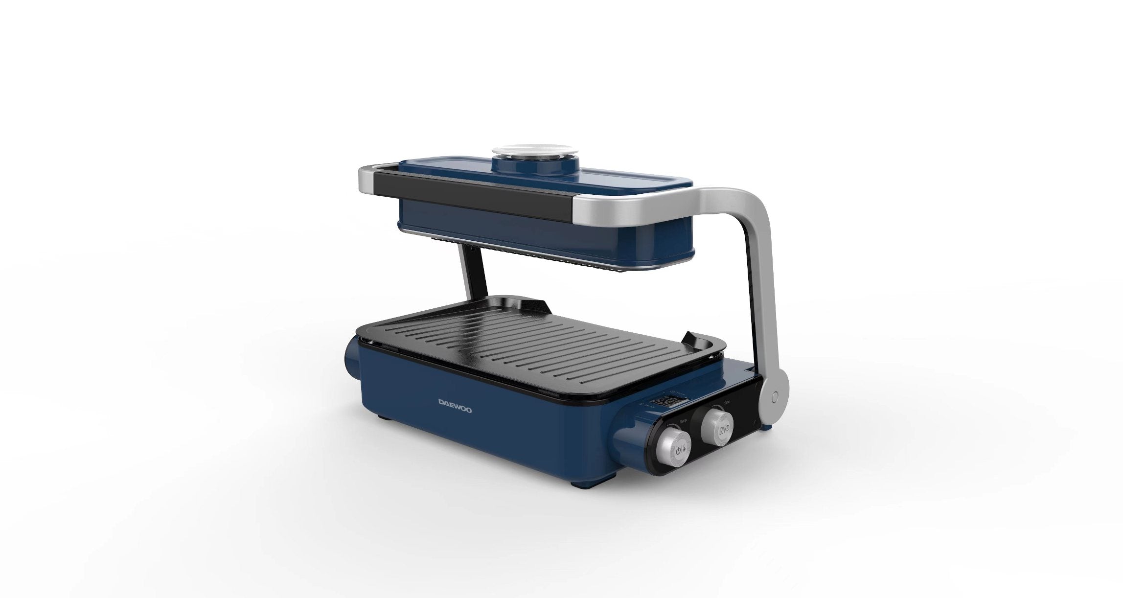Daewoo G8 Korean Electric Multi-Function Grill - Indoor/Outdoor BBQ, Panini Press & Griddle for Home, Camping & Parties