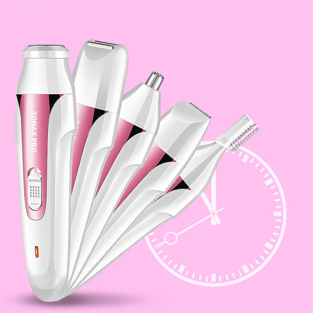 Electric Shaver for Women - Rechargeable Eyebrow & Facial Hair Remover, Multifunction Lady Shaver with Precision Trimmer for Smooth Skin - Perfect for Travel, Home & Salon Use