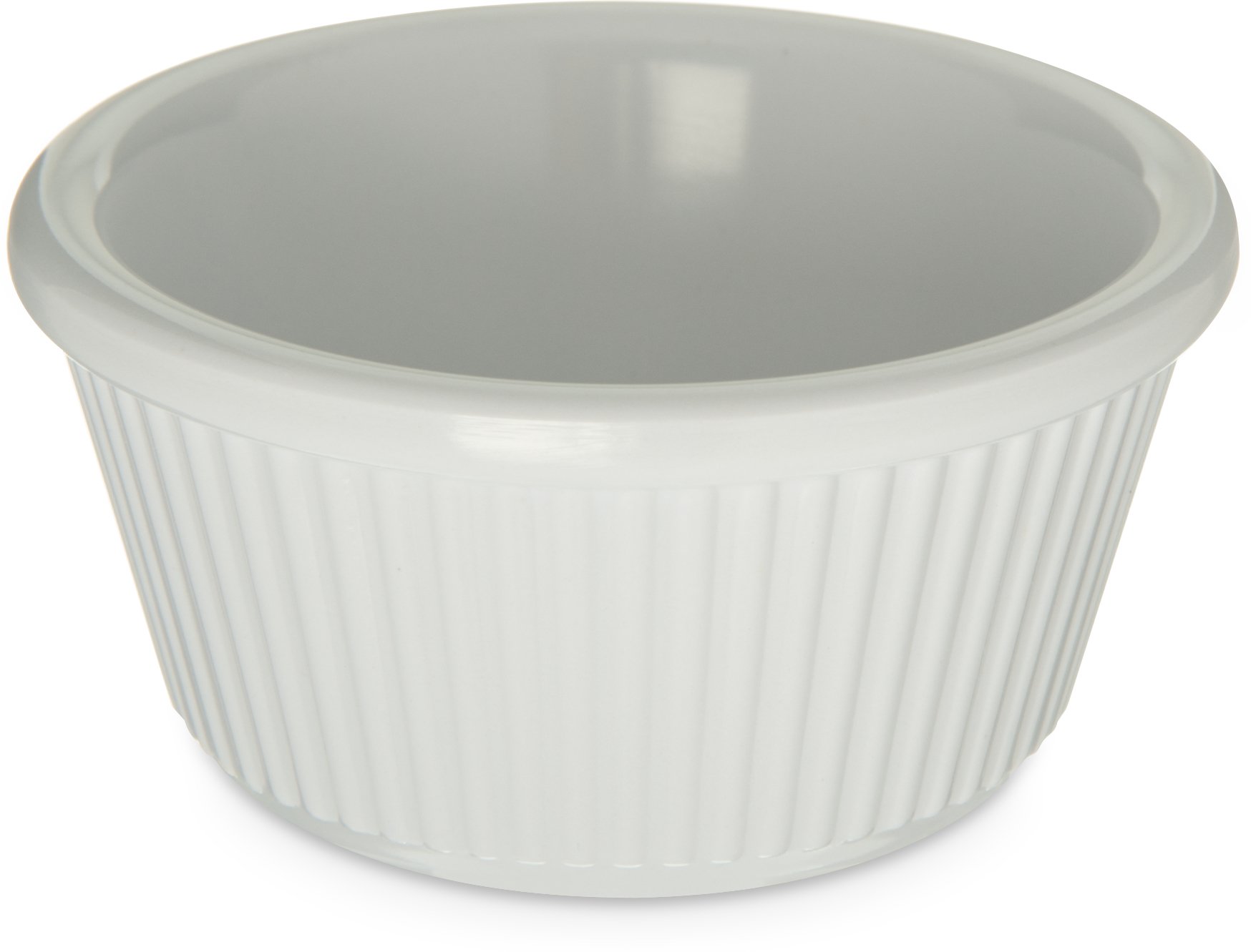 Carlisle FoodService 3 oz White Plastic Ramekins - 48-Pack Sauce Bowls for Catering, Restaurants & Kitchen Use | Perfect for Desserts, Condiments & Food Prep