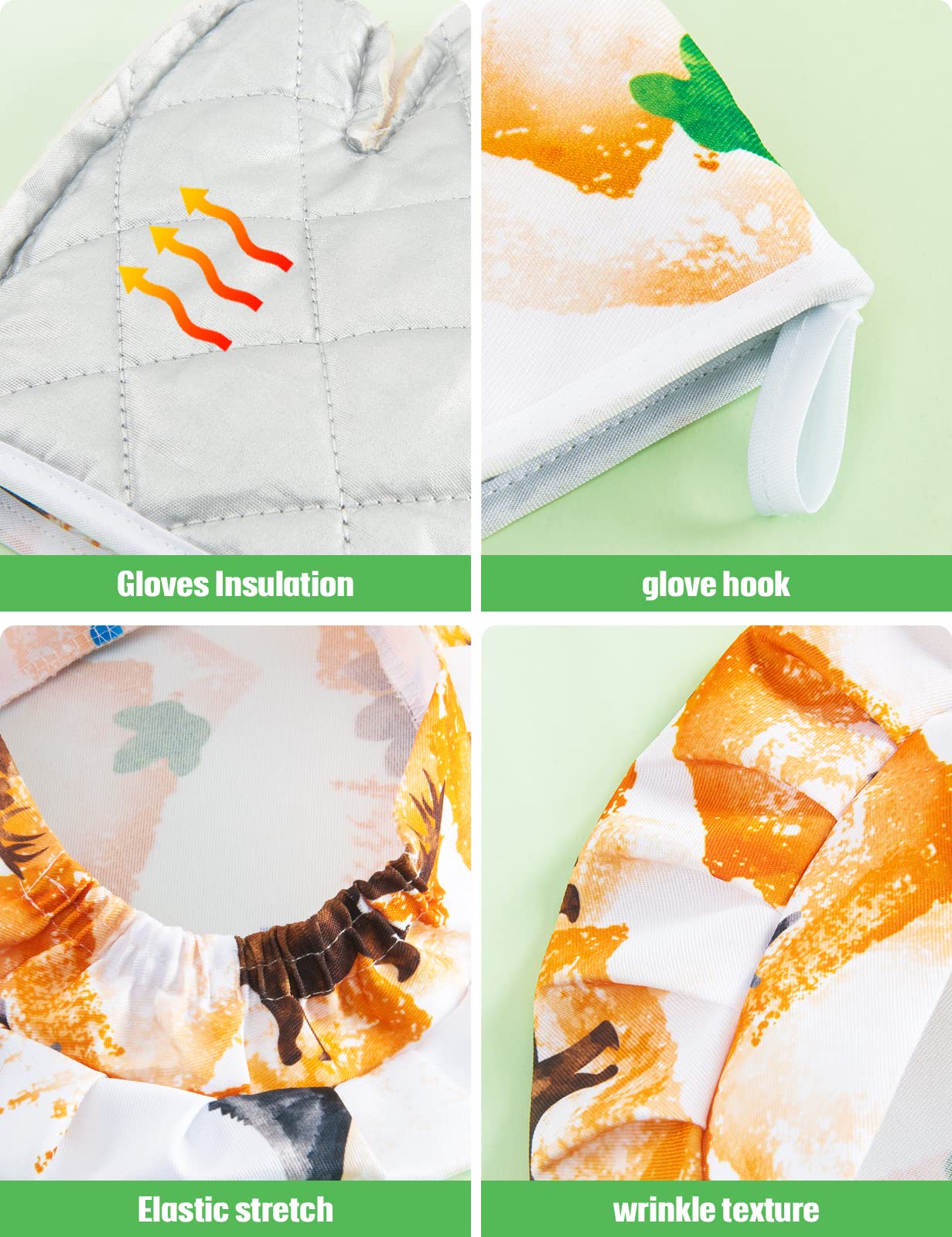 Wernnsai Kids Chef Hat & Apron Set - Adjustable Cooking Costume for Children - Perfect for Baking, Pretend Play & Cooking Classes