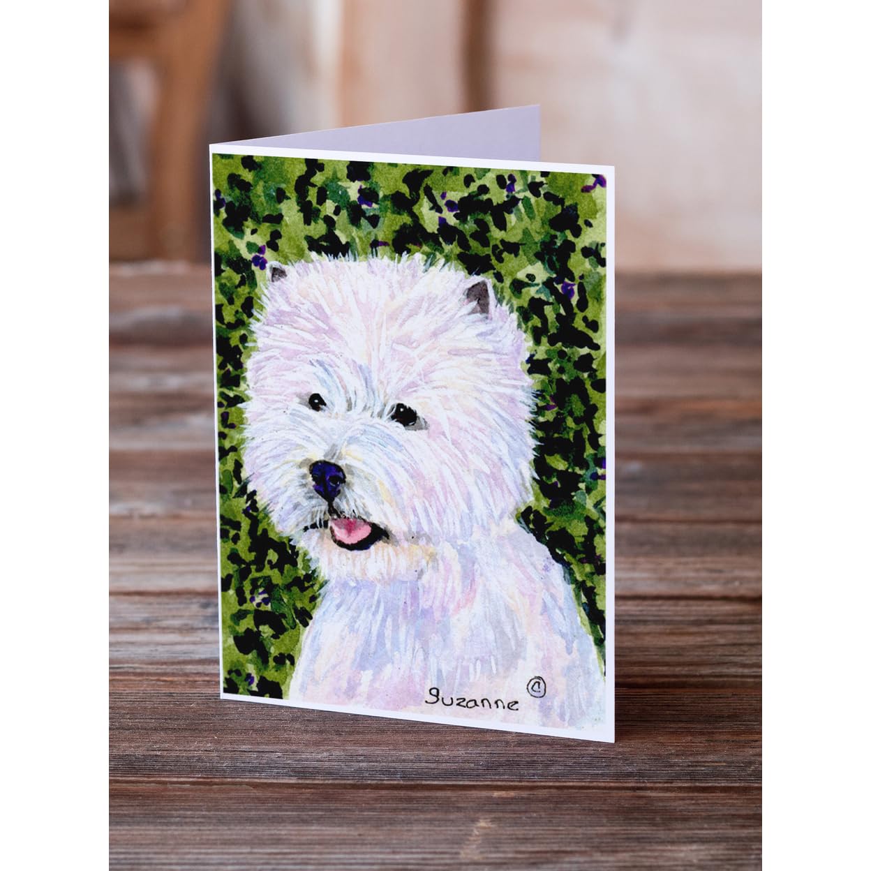 Westie Greeting Cards and Envelopes Set - Pack of 8 Blank A7 Note Cards (5x7 Inches) for Birthdays, Thank You Notes & Special Occasions | Whimsical Dog-Themed Stationery