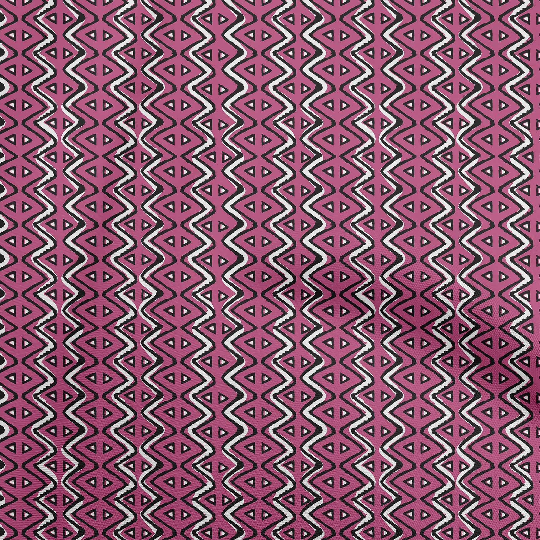 oneOone Velvet Pink Fabric Block Dress Material - 58 Inch Wide Print Fabric by The Yard | Perfect for DIY Dresses, Home Decor & Craft Projects