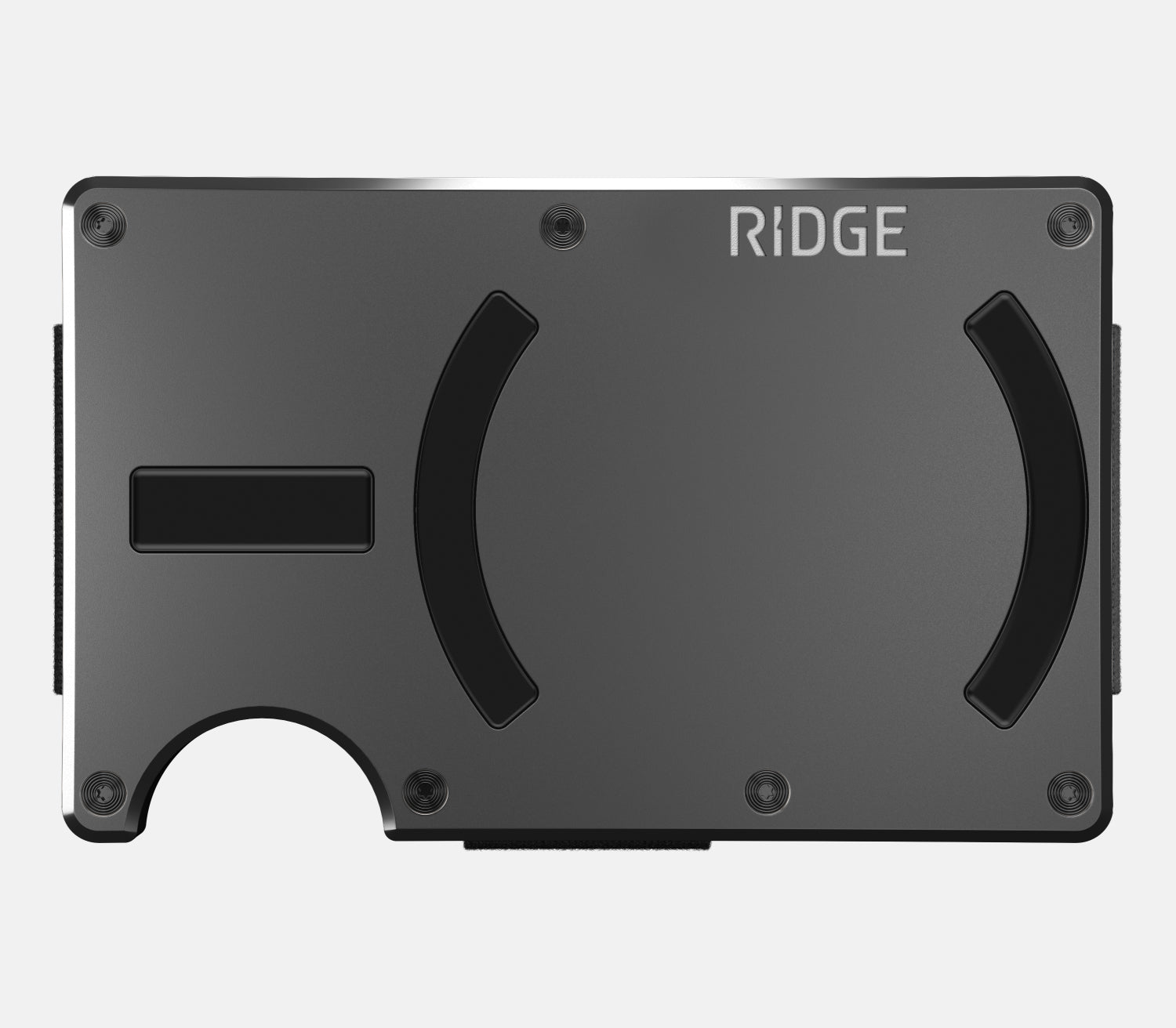 Ridge Wallet For MagSafe - Slim RFID Blocking Minimalist Wallet - Gunmetal Color - Perfect for Everyday Carry & Travel Accessories