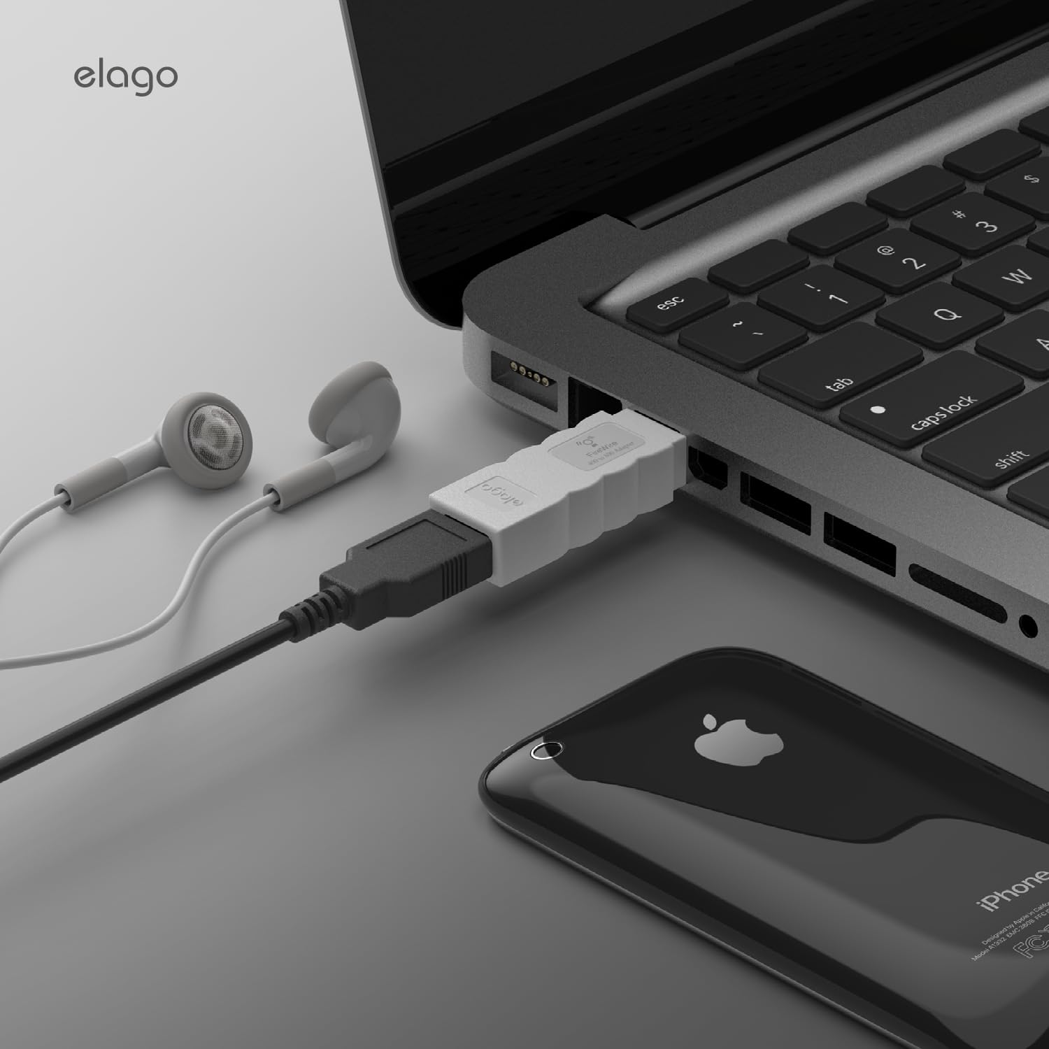 elago FireWire 400 to 800 Adapter (White) - Compatible with Mac Pro, MacBook Pro, Mac Mini, iMac & PC - High-Speed Data Transfer for Audio/Video Editing & External Storage
