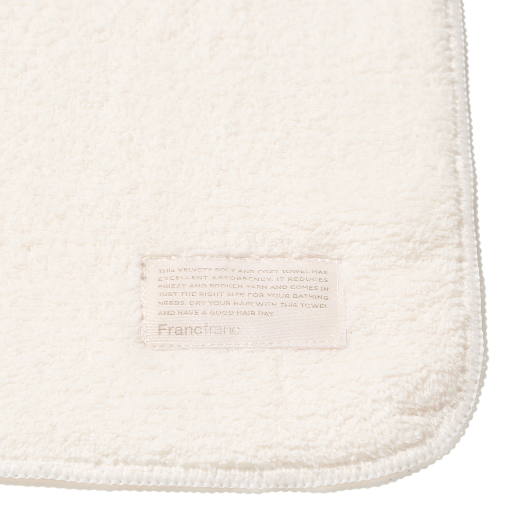 Premium Microfiber Face Towel - Soft & Absorbent Ivory Facial Cloth for Skincare, Makeup Removal & Travel - Gentle Exfoliation & Quick Drying