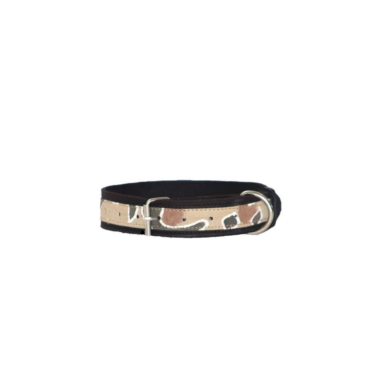 Premium Genuine Leather Dog Collar with Leopard Print - Adjustable & Durable Pet Collar for Small Medium Large Dogs - Perfect for Daily Walks, Training & Fashion Accessories