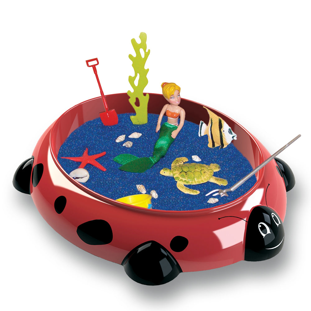 Be Good Company Sandbox Critters Tabletop Play Set - Ladybug Toy for Kids | Fun Indoor & Outdoor Playtime for Toddlers