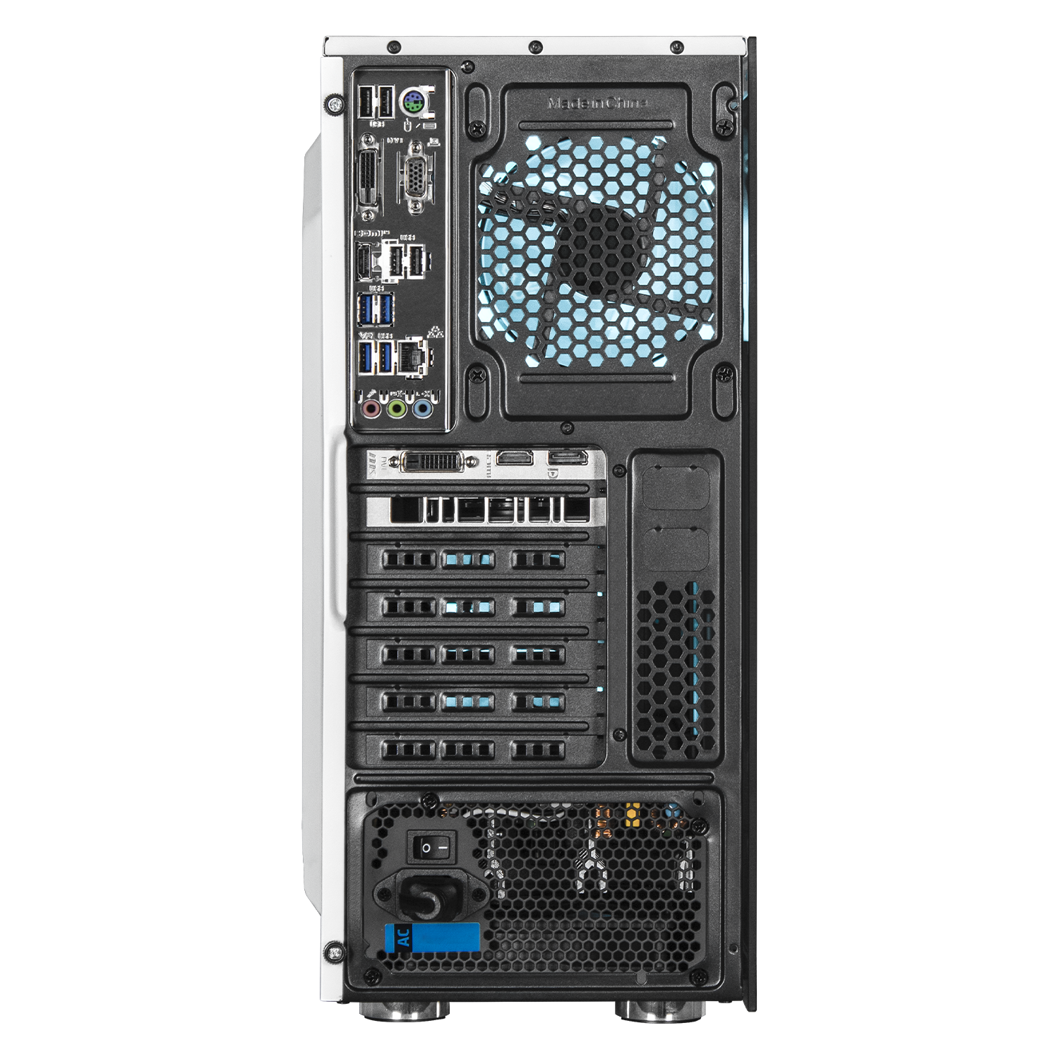 Xtreme Gaming PC with NVIDIA GeForce GTX 1650, AMD Ryzen 5 5600X, 16GB RAM, 480GB SSD, WiFi - White | High-Performance Desktop Computer for Gaming, Streaming & Content Creation