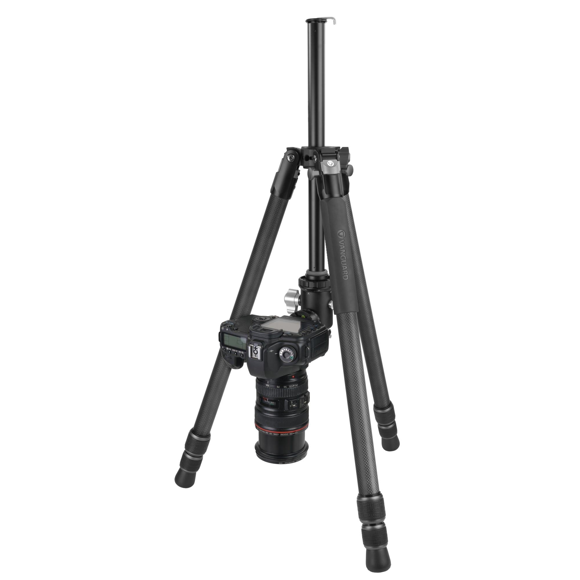 VEO 3 303CB Carbon Fiber Camera Tripod with Dual Axis Ball Head - Lightweight & Sturdy for DSLR Photography, Videography, Travel & Outdoor Shooting