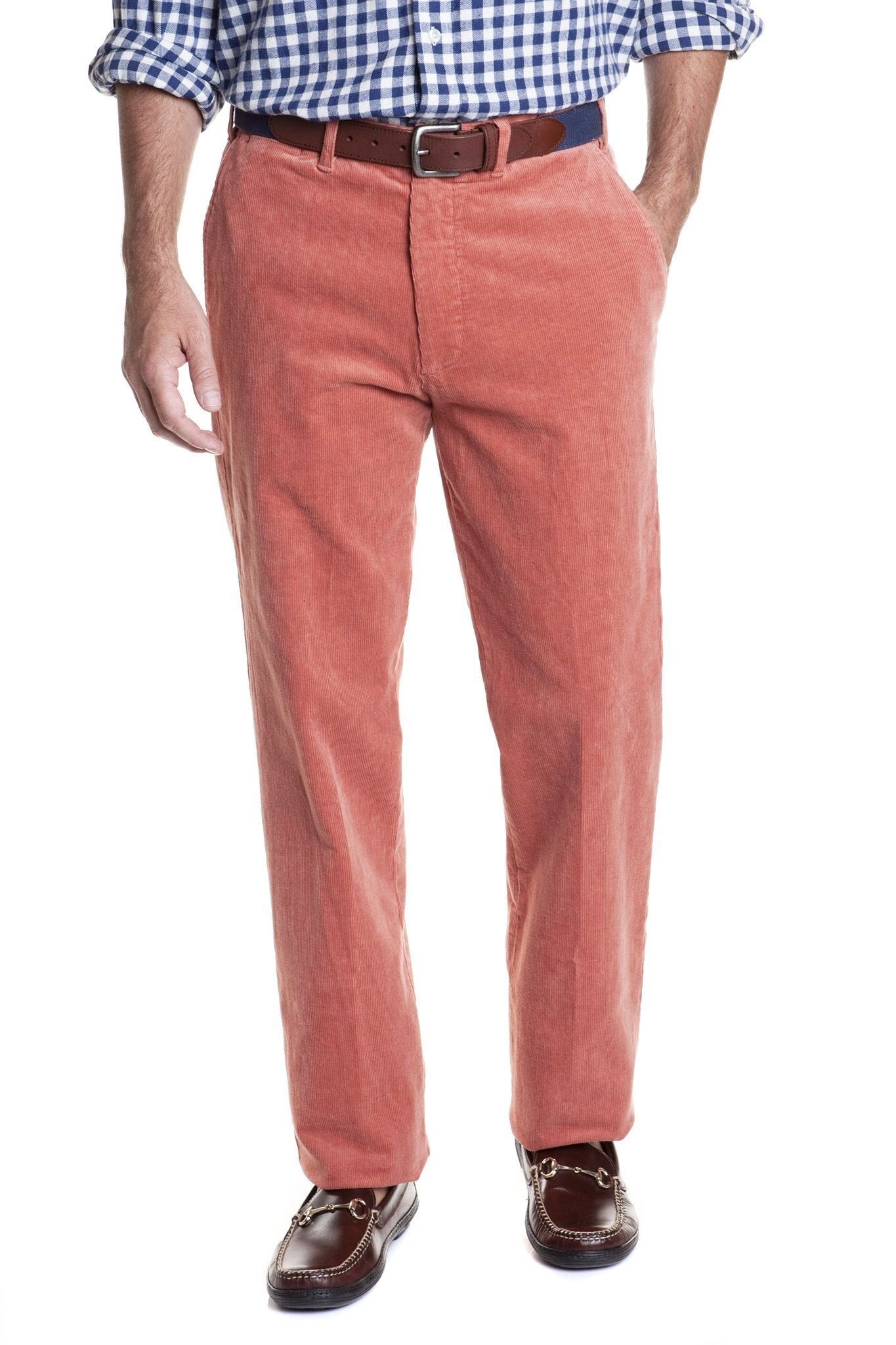 Beachcomber Corduroy Pants in Nantucket Red - Comfortable & Stylish Men's Casual Trousers for Beach Outings & Relaxing Weekends