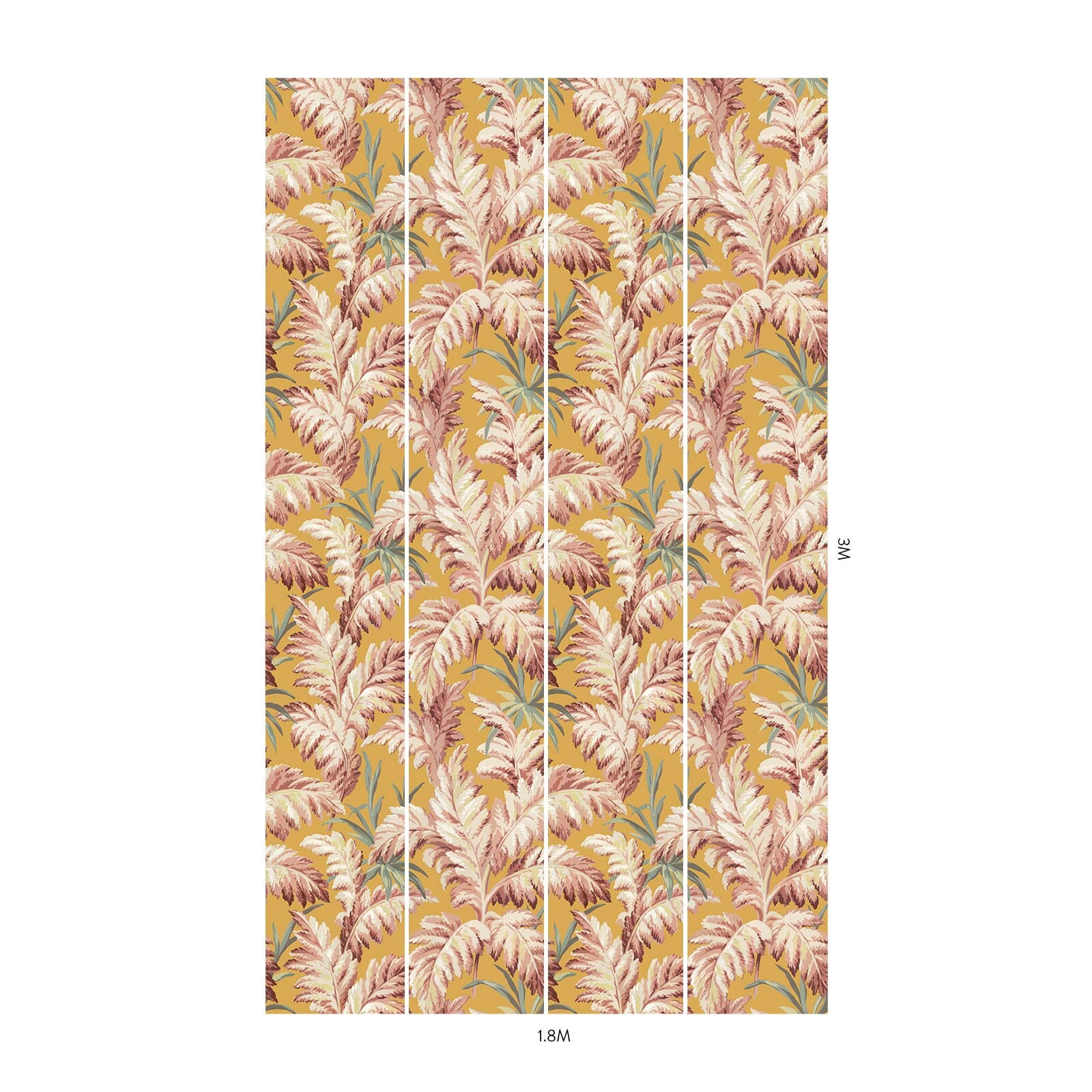 PLUMA Flaxen Wallpaper - Premium Self-Adhesive Peel and Stick Wallpaper for Home Decor, Bedroom, Living Room, Bathroom