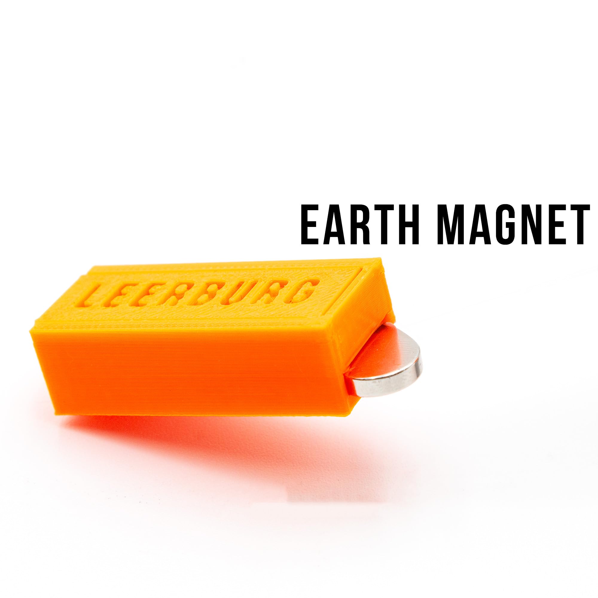 Leerburg Magnetic Odor Box - Durable 3D-Printed Scent Training Box with Built-in Magnet for Dog Training (Orange) | Perfect for K9, Police & Hunting Dogs